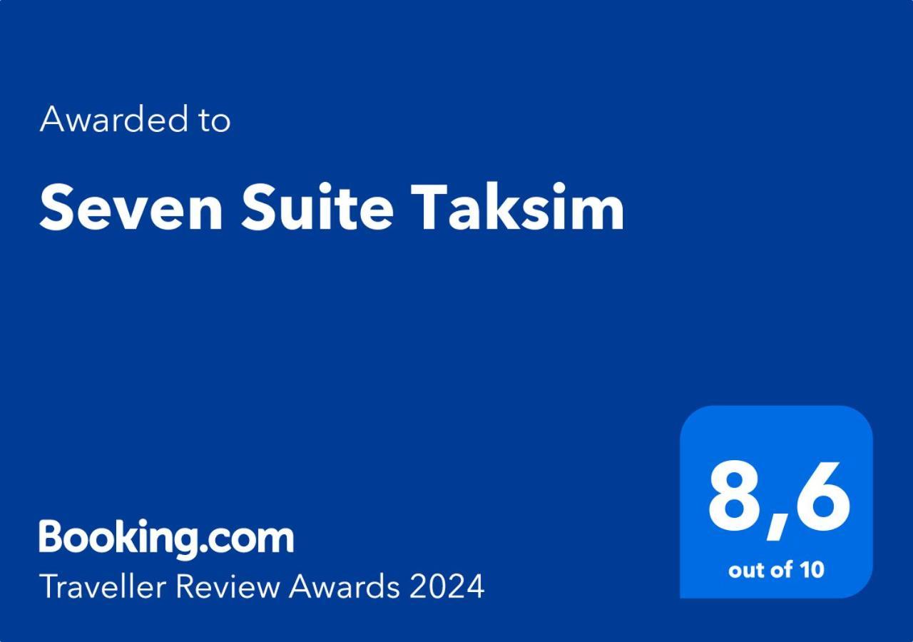 Seven Suite Taksim Istanbulská provincie Exteriér fotografie